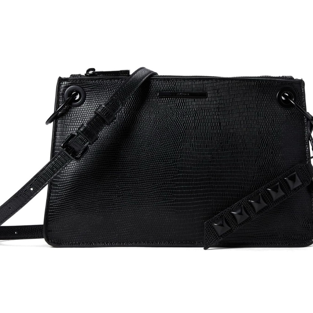 ALDO Black Textured Shoulder Bag
